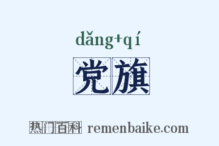 党旗是什么意思的图片